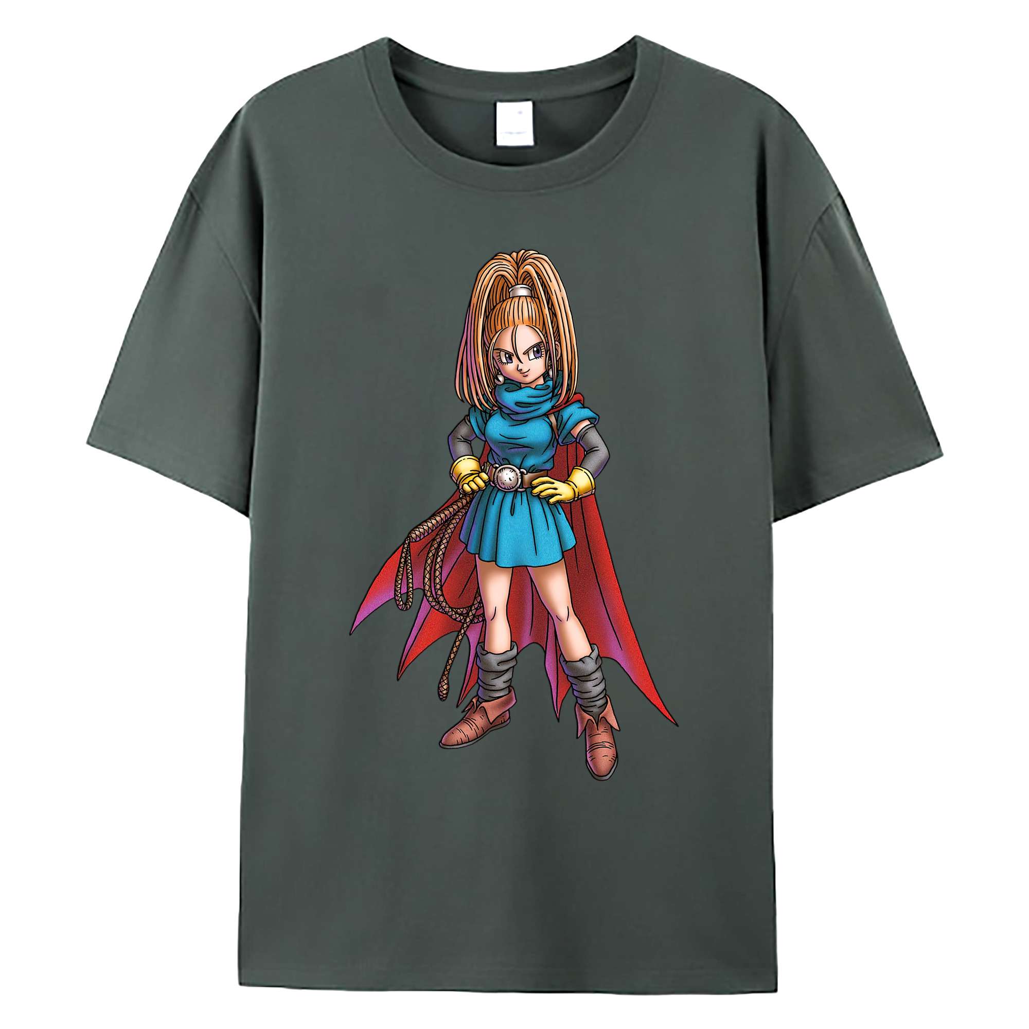 （画像用） ドラゴンクエスト Doragon Kuesuto Dragon Quest 綿100％ メンズ半袖Tシャツ｜肌触りやわらか＆通気性